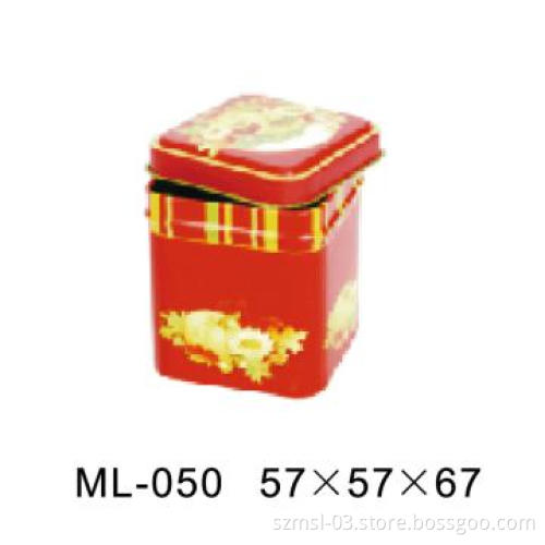 cookie box, tin box, tin can, food packing